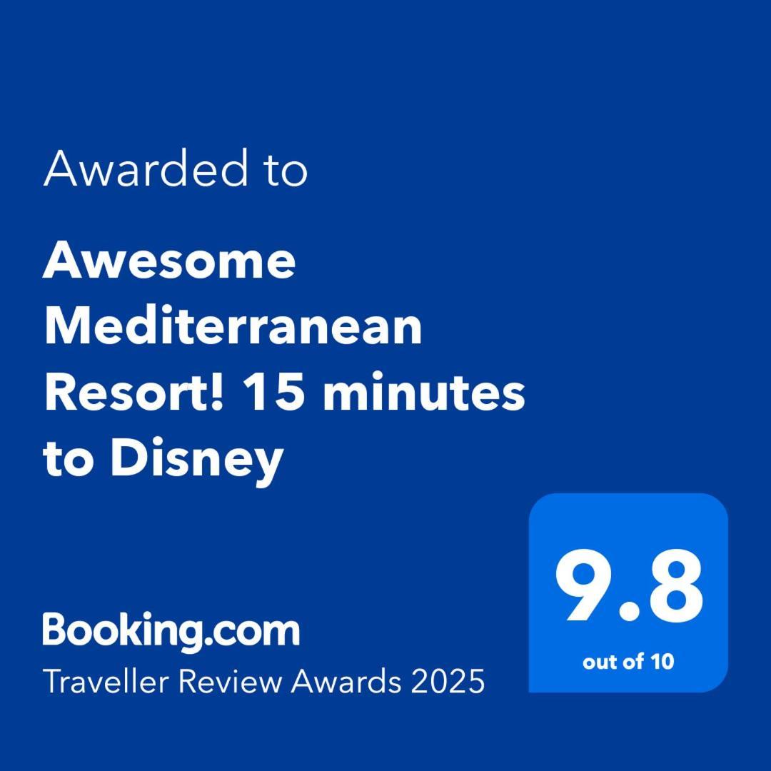 Awesome Mediterranean Resort! 15 Minutes To Disney Kissimmee Exterior photo